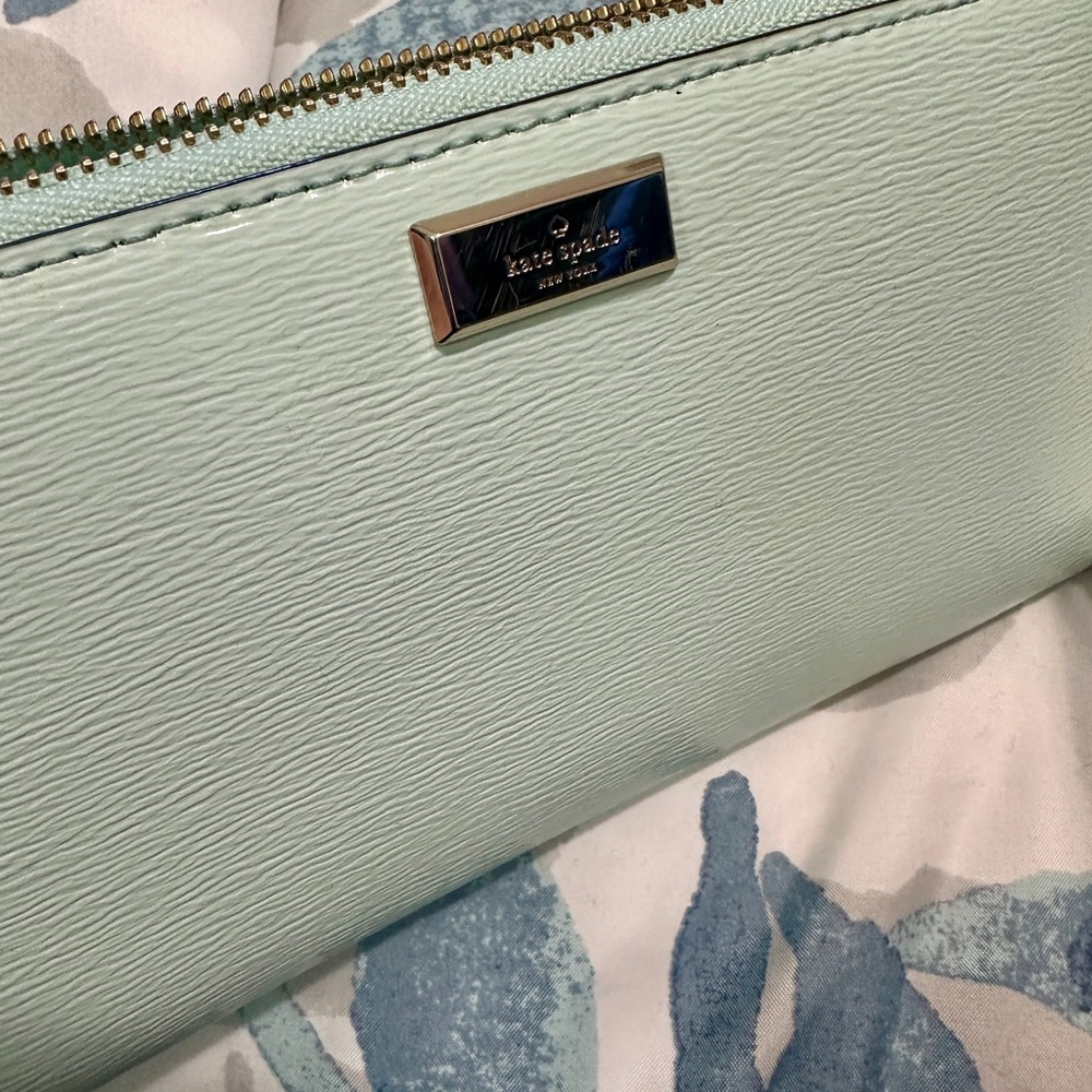 Kate Spade 'Mintsplash' Zip Wallet